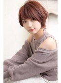 【大宮】ウルフショート栗色マロンカラー子顔ボブ20代30代40代@