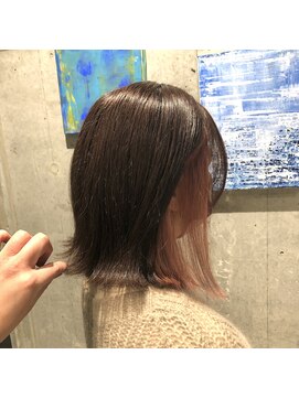 リュネッツ あざみ野店(lunettes) 【人気デザイン】インナーピンク×外ハネボブ