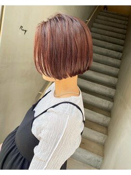 レイキョウト(Ray Kyoto) ミニボブ パープルカラー ピンクカラー