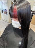 前髪Wカラー+ワンカラー