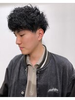 アイビー(ivy) ツーブロック刈り上げマッシュツイストパーマ20代30代40代