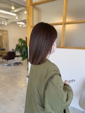 サロン 名和店(SALON) ナチュラルハイライト/パツっとロブ