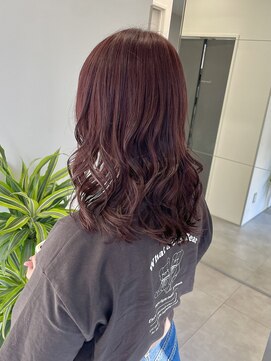 ゴウトゥデイシェアサロン 町田店(GO TODAY SHAiRE SALON) 地毛から2回目のカラーで作るピンクパープルカラー♪