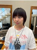 【大前晴奈】ポイントカラー/ミディアムウルフ