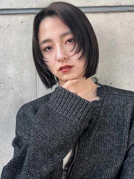 ミンクス渋谷スマートサロン(MINX shibuya smart salon) 似合わせ小顔レイヤーボブウルフ_渋谷/髪質改善