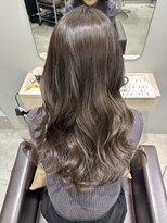 カノイ(KANOI) ベージュカラー/レイヤースタイル/ミディアムレイヤー/韓国巻き