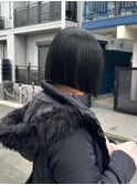 残留なし黒染めブルーブラックダークグレーネイビーカラー黒髪