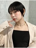 ☆ヌーディカラー/小顔ヘア/大人ボブ/前下がりレイヤーボブ