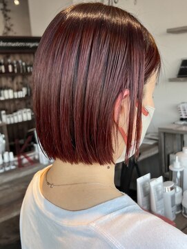 ミルシンク(1005mille cinq) ぷつっとボブ/ボブ/ピンクカラー/暖色カラー