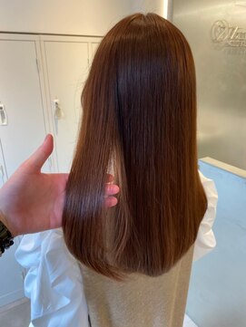 ジーナ 船橋(Zina) 髪質改善＊ロングレイヤーグレーベージュ＊美髪【Zina船橋】