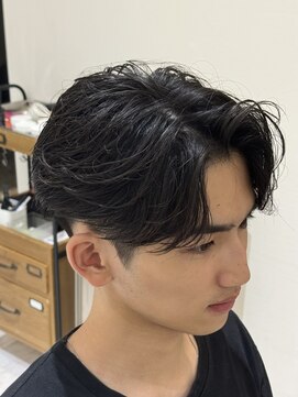 バース 梅田中崎町店(BIRTH) ニュアンスパーマフェザーパーマセンターパートワンカールパーマ