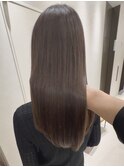 【透け感・ツヤ感】品格UP！ショコラブラウン×レイヤーカット