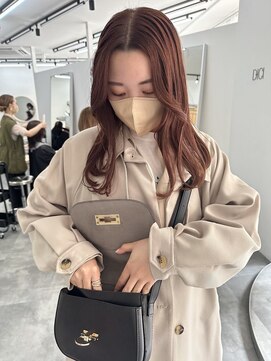 ディッシィ 立川(D'ICI) 【YUI】顔まわりカット/Orange Brown