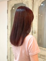 リリー(Rilie)&nbsp;セミロング/顔まわりレイヤー/ピンクブラウン/透明感/艶髪