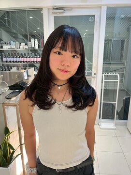 ガリカ 横浜(Gallica) レイヤーカット×地毛風カラー