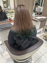 アッシュ 新杉田店(Ash)&nbsp;グリーン裾カラー!