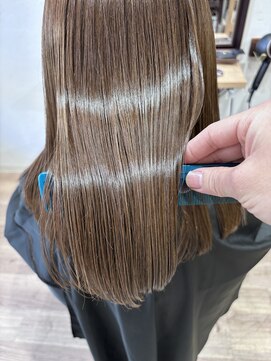 エスト 幕張本郷(est.) 大人かわいい小顔黒髪ココアベージュオリーブグレークラゲヘアー