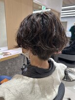 アース 新越谷店(HAIR&MAKE EARTH) ショートボブ×大人可愛いゆるふわパーマ