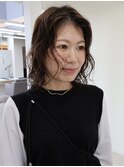 ニュアンスパーマ/ミディアムパーマ/お洒落パーマ