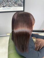 ヘアーアンドビューティーザ エフ(Hair Beauty the F) ~ ほんのり艶ピンクブラウン ~
