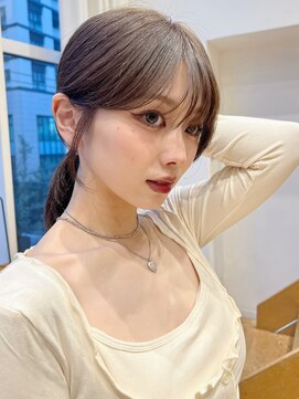 バイオレット 表参道店(Violet) ミディアムレイヤーシャギーカット顔周りカットレイヤーボブ