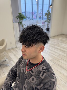 ロンド ラマ 岐阜(Lond bla-ma) ショートマッシュ×バロックパーマ【Lond伊藤メンズ】