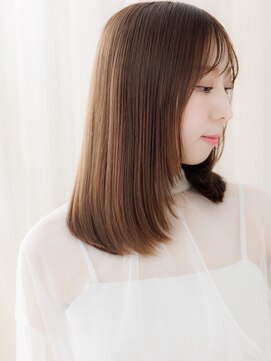 カバーヘア ブリス 大宮西口(COVER HAIR bliss) ブリーチなしシャギーカットミディアムレイヤーX大宮30代40代