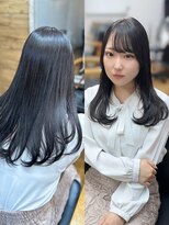 ルアナ 名古屋店(Luana) ブリーチなし髪質改善カラーでつくるダークグレージュ名古屋名駅