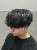 シャドウパーマルーズパーマ波巻きツイストスパイラルパーマ