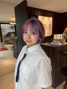 アース エレガンス 吉祥寺店(EARTH Elegance) チェリー×パープルアンブレラカラー