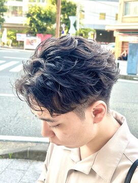 コハク(COHAQ BEAUTY AND RESORT) フェザーパーマ/毛流れパーマ/ニュアンスパーマ