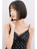 ドロップ(drop) 大人ミニボブ×シースルーバング