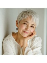 アンサ 阪急桂店(ANSA)&nbsp;ミセスショート/グレーヘアー/60代/70代/大人