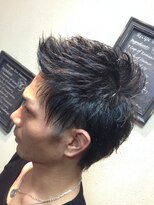 グラッドヘア(GLAD HAIR) ツーブロ・アップバングスタイル