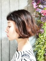 メリケンビューティーパーラー コウベ(MERICAN BEAUTY PARLOR KOBE) 【ミディアム/短めショートバング×ボブ】tomo