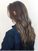 ハイライトアッシュブラウンダブルカラーイルミナカラー