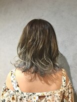 ヘアサロンエムフィス 池袋東口(HAIR SALON M Fe's)&nbsp;デザインカラー/厚めバング/ローライト/スリークボブ