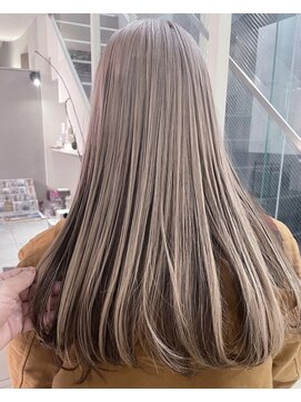 シェリ ヘアデザイン(CHERIE hair design) インナーカラー ホワイトベージュ×ブラウン