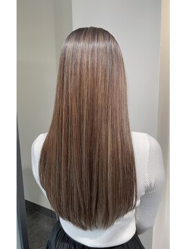 パムス(pams) 【pams】ハイライト×ミルクティーブラウン