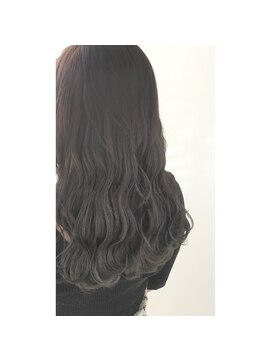 ジーナ 福岡千早(Zina) ダークグレージュ /艶カラー/20代30代40代