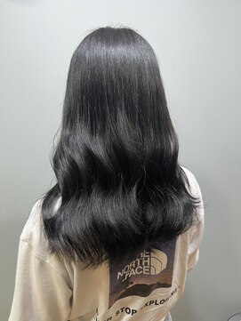 ペコリ ヘアールーム(PecoRi HAIR ROOM) ブルーブラック 韓国ヘア