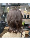 ミディアム×アッシュベージュ
