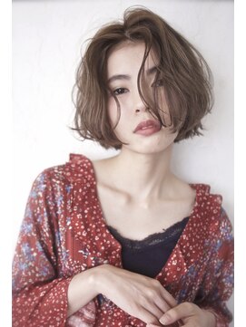 クレドガーデン 綾瀬店(CRED GARDEN) ふんわりカール×デジタルパーマAラインボブ20代30代40代綾瀬