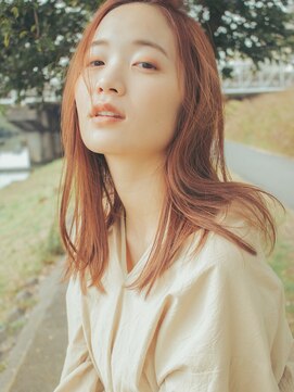 ジーテ 渋谷(gite) こなれシアーオレンジベージュ/渋谷/髪質改善