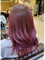 チリンバイロストシティー(Chillin by LOSTCITY)&nbsp;グラデーションカラーピンクカラー