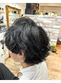 メンズくるくるパーマ