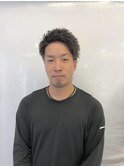 ツーブロックツイストパーマ