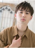男前に仕上げる！マットブラウンツーブロックマッシュS北浦和