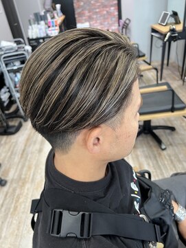 スリースター(THREE STAR) 【THREE STAR】メンズショートハイライト