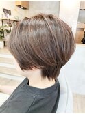 小林/30代40代まるみショート毛先ギザ